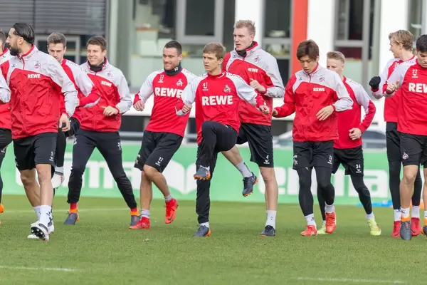 1. FC Köln Spieler beim Training am 30.01.2018