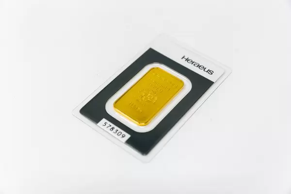 1 ounce Heraeus goldbar