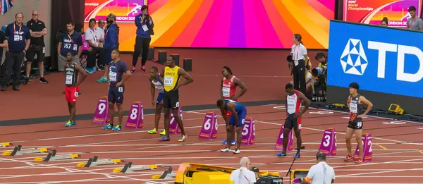 100m Vorlauf mit Bolt