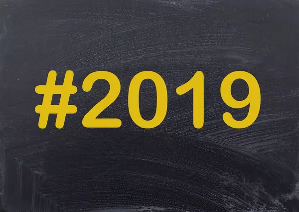 2019 written on chalkboard