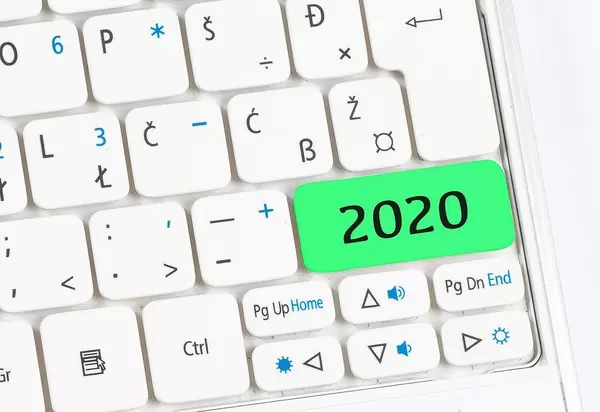 2020 green keyboard button