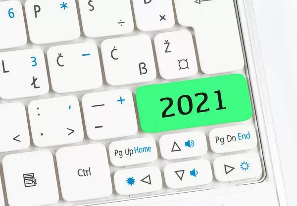 2021 green keyboard button