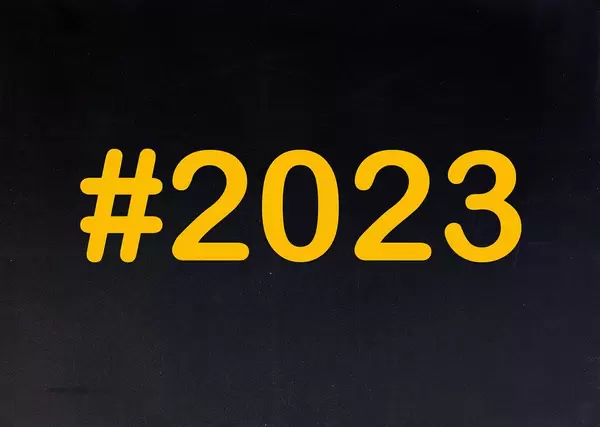 2023 written on chalkboard