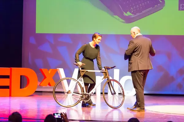 3D gedrucktes Fahrrad XT-CF20 - TEDxVenlo 2017