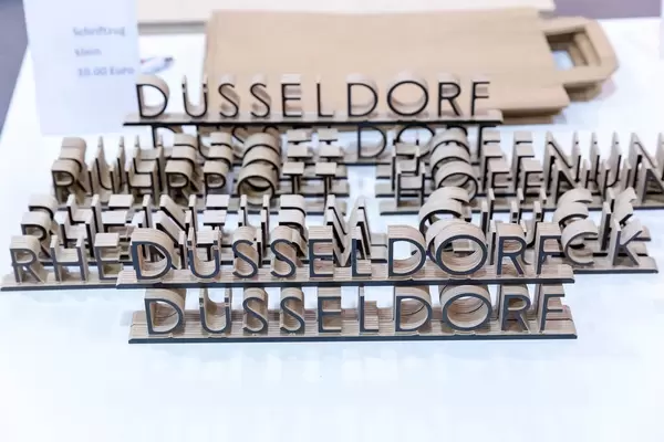 3D Holzschriftzüge - Boot Düsseldorf 2018