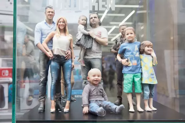 3D.me Figuren von Kindern und Erwachsenen - Gamescom 2017, Köln