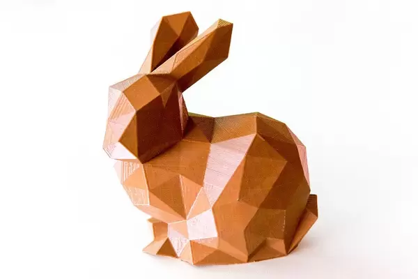 3D print - polygonal rabbit