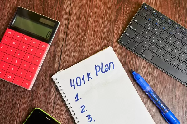 401k pension plan concept