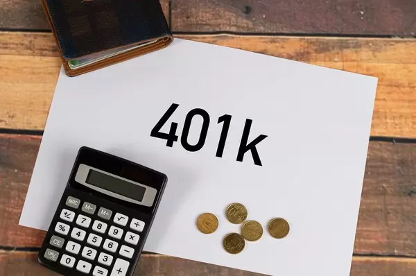 401k written on a paper