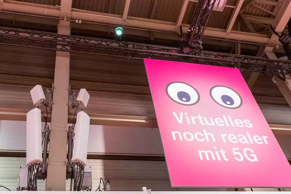 5G transmitter masts by Telekom