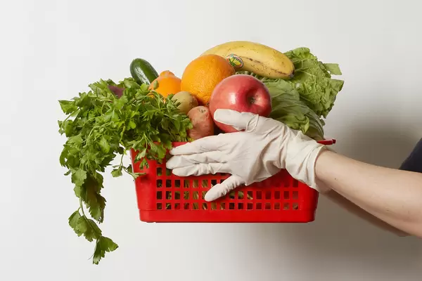 A basket full of fresh and organic vegetables