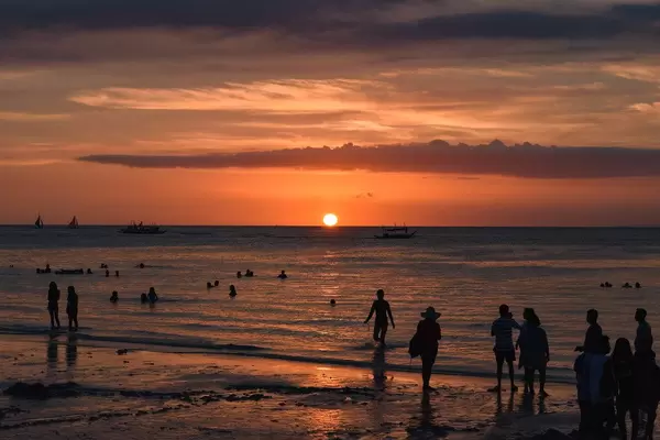 A beautiful sunset view in Boracay (Flip 2019)