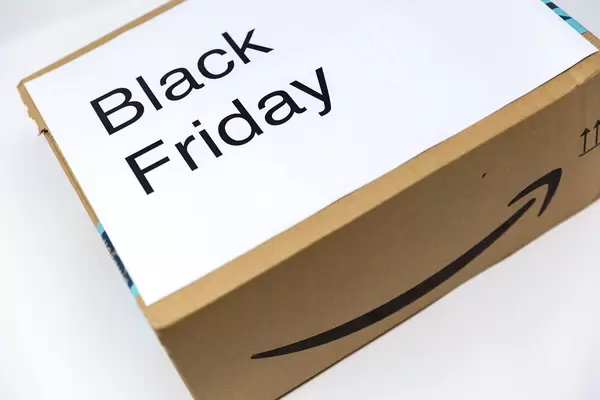 A black friday package from Amazon