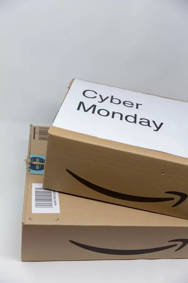 A cyber monday package from amazon