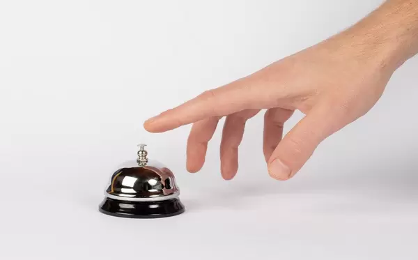 A desk call for the hotel reception  Flip 2019