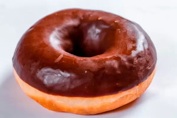 A fresh chocolate donut  Flip 2019