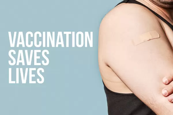 A man got vaccinated