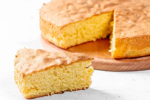 A piece of delicious air biscuit