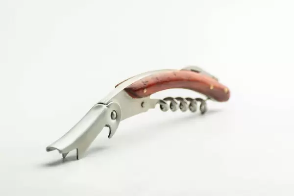 A professional corkscrew for opening a wine bottle