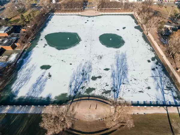 Aachener Weiher im Winter