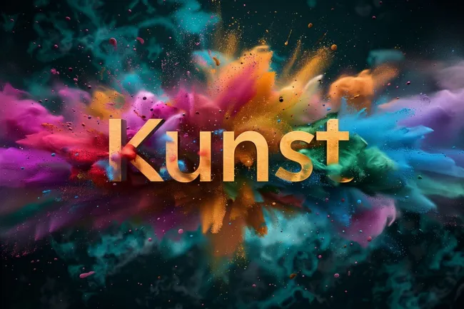 Abstrakte Farbexplosion - Kreatives Hintergrundbild