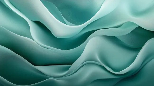 Abstrakte grüne Wellen - Stimmungsvolle Naturfotografie