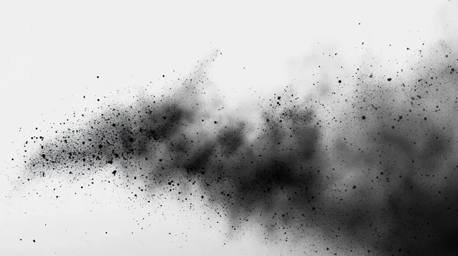 Abstrakte schwarz-weiße Tintenblasen-Textur