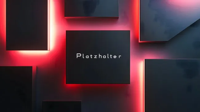 Abstraktes Grafikkonzept mit Lichteffekten