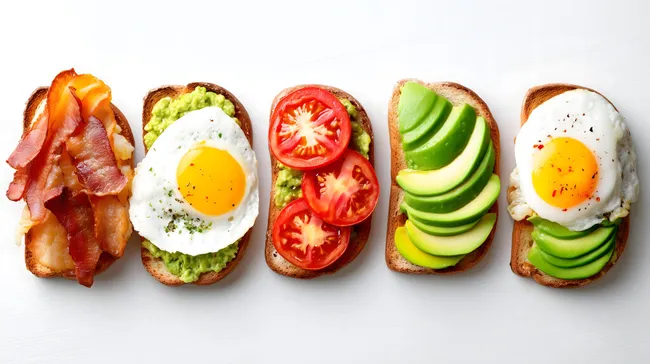 Abwechslungsreiche Toast-Kreationen mit frischen Zutaten