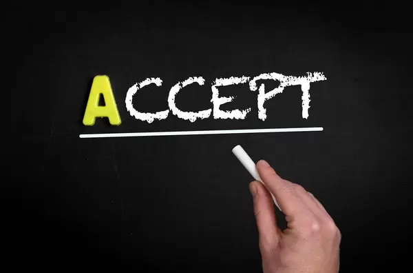 Accept text on blackboard