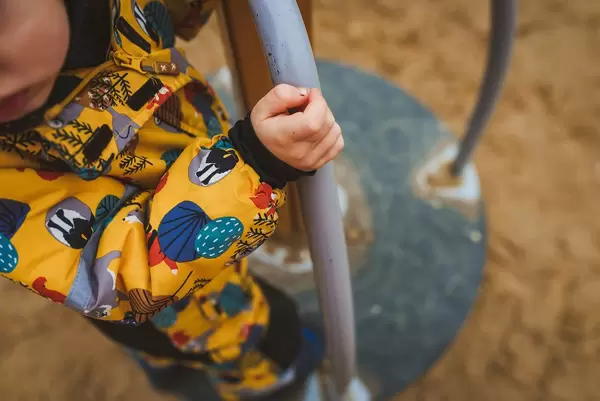 Active Kids Sport And Playtime - Hand Of Child Climbing At Playground (Flip 2020)