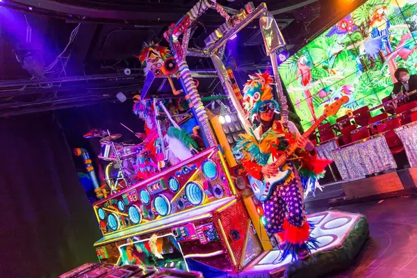 Actors playing Music at Robot Show Tokyo