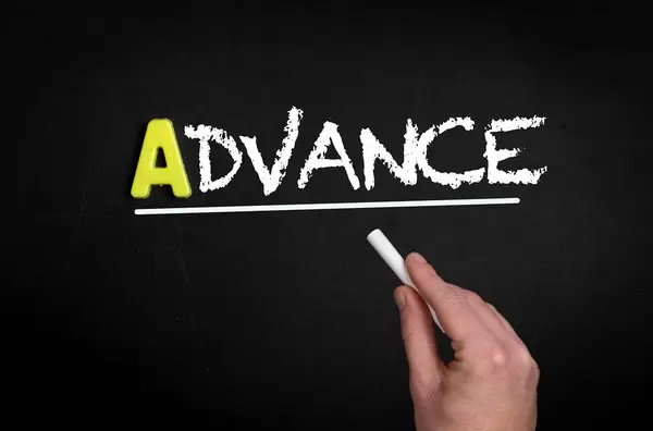 Advance text on blackboard