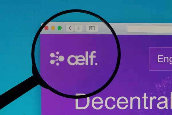 Aelf logo under magnifying glass