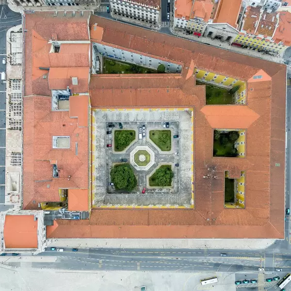 Aerial of Lisboa Story Centre