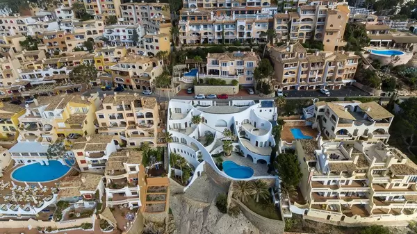 Aerial photo of Call Fornells in Peguera, Mallorca