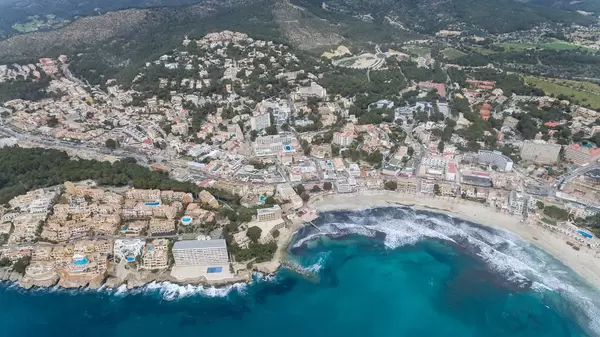 Aerial photography of Peguera, Mallorca
