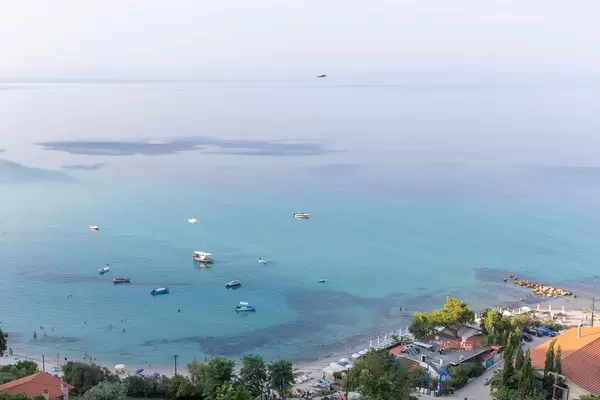 Afitos spät am Nachmittag