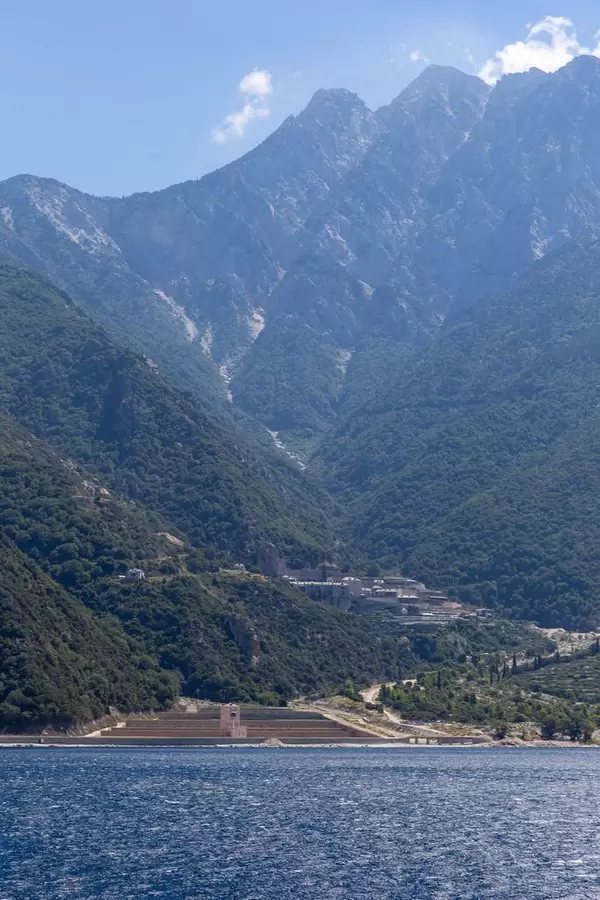 Agiou Pavlou monastery on Athos, Greece