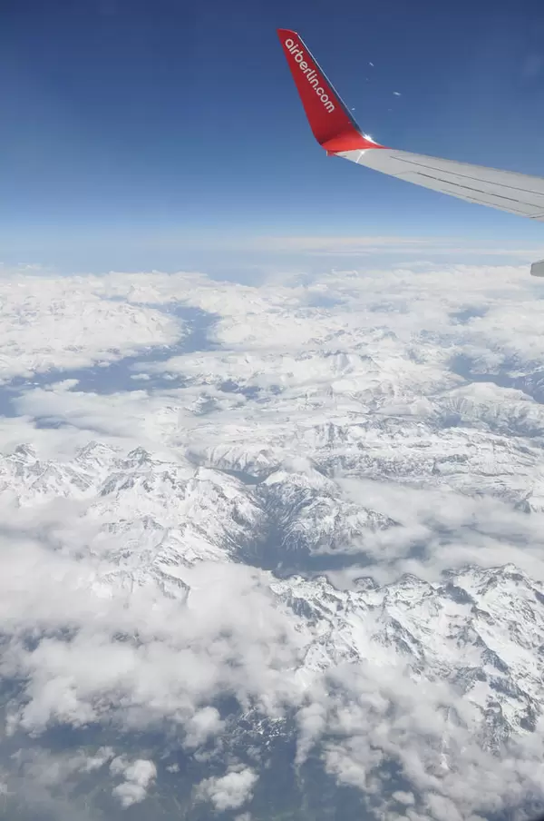Airberlin und Alpen