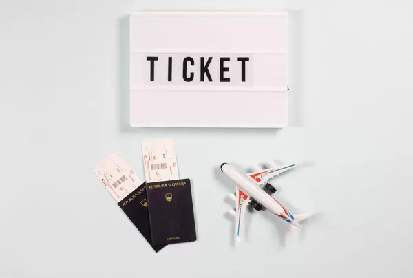 Airline boarding pass tickets