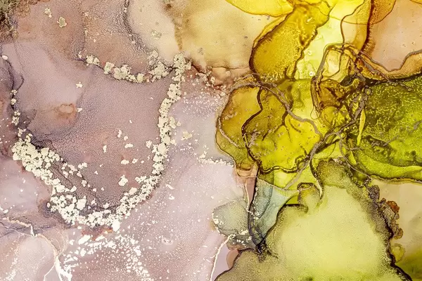 Alcohol ink modern abstract painting, contemporary art