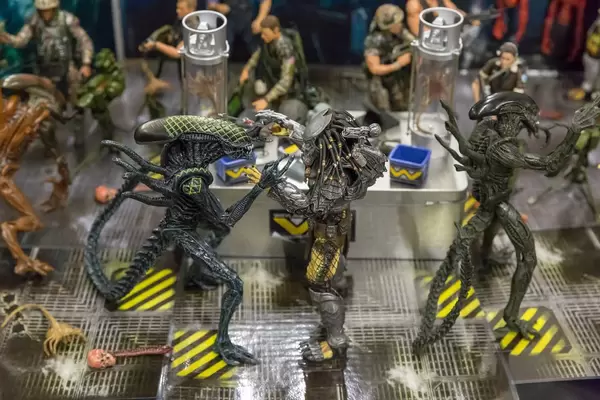 Alien and predator action figures