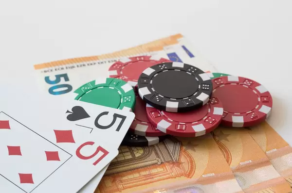 All-In-Einsatz beim Pokern