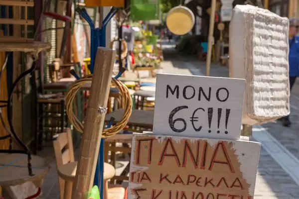 Alles um 6 Euro in einem Geschäft