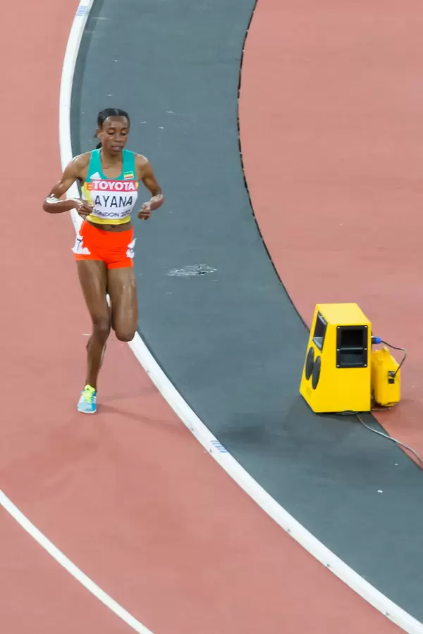 Almaz Ayana during 10k Final in London 2017