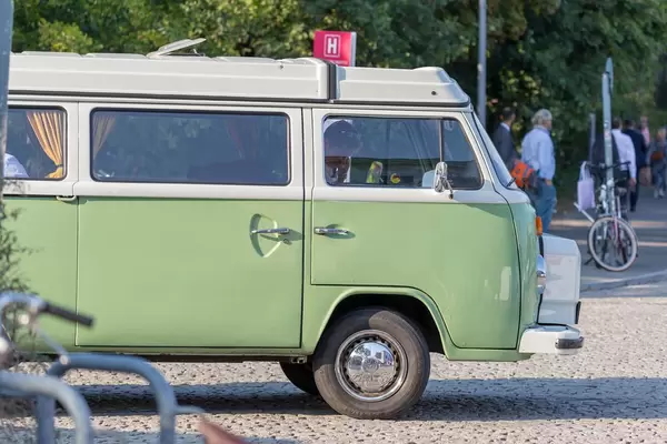 Alter VW Camper aus der Hippiezeit