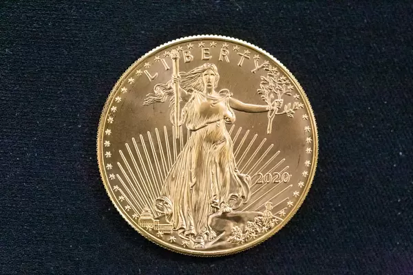 American Eagle 2020 Collectors Edition: Classic Lady Liberty printed on a 22 karat gold coin
