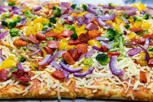 American Style Pizza close up