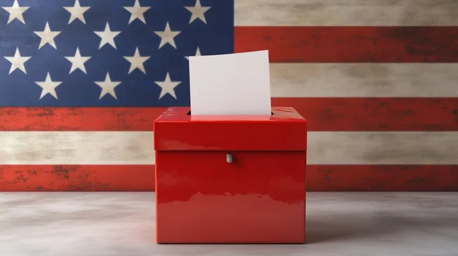 Amerikanische Patriotisches Wahlszenario